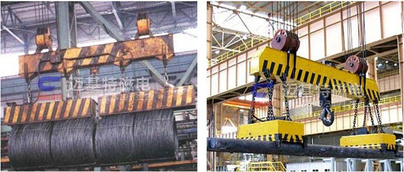 MW12系列、MW15系列吊運(yùn)捆扎螺紋鋼、圓鋼用起重電磁鐵